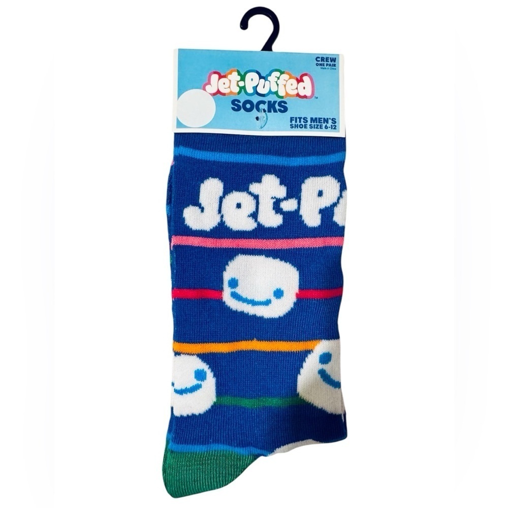 Jet-Puffed Crew Socks